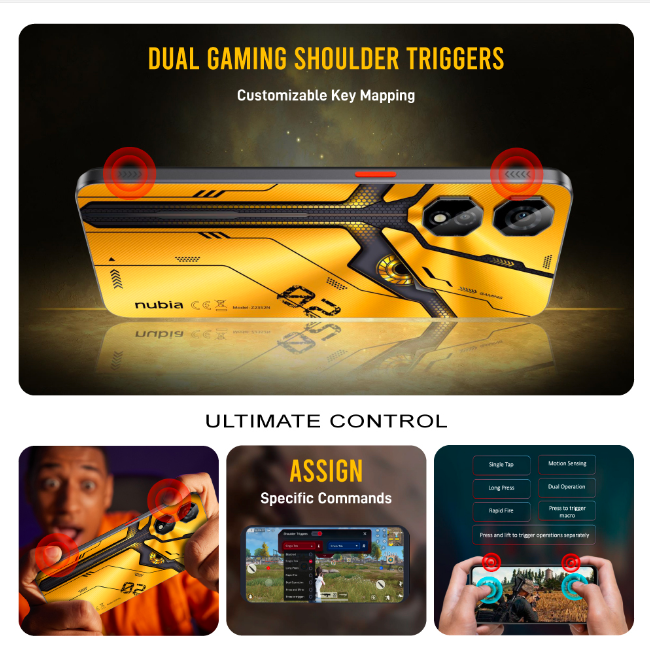 ZTE Nubia Neo 2 5G - 256GB - 8GB Ram - 6.72 inch | Yellow ZTE Nubia Neo 2 5G - 256GB - 8GB Ram - 6.72 inch | Yellow